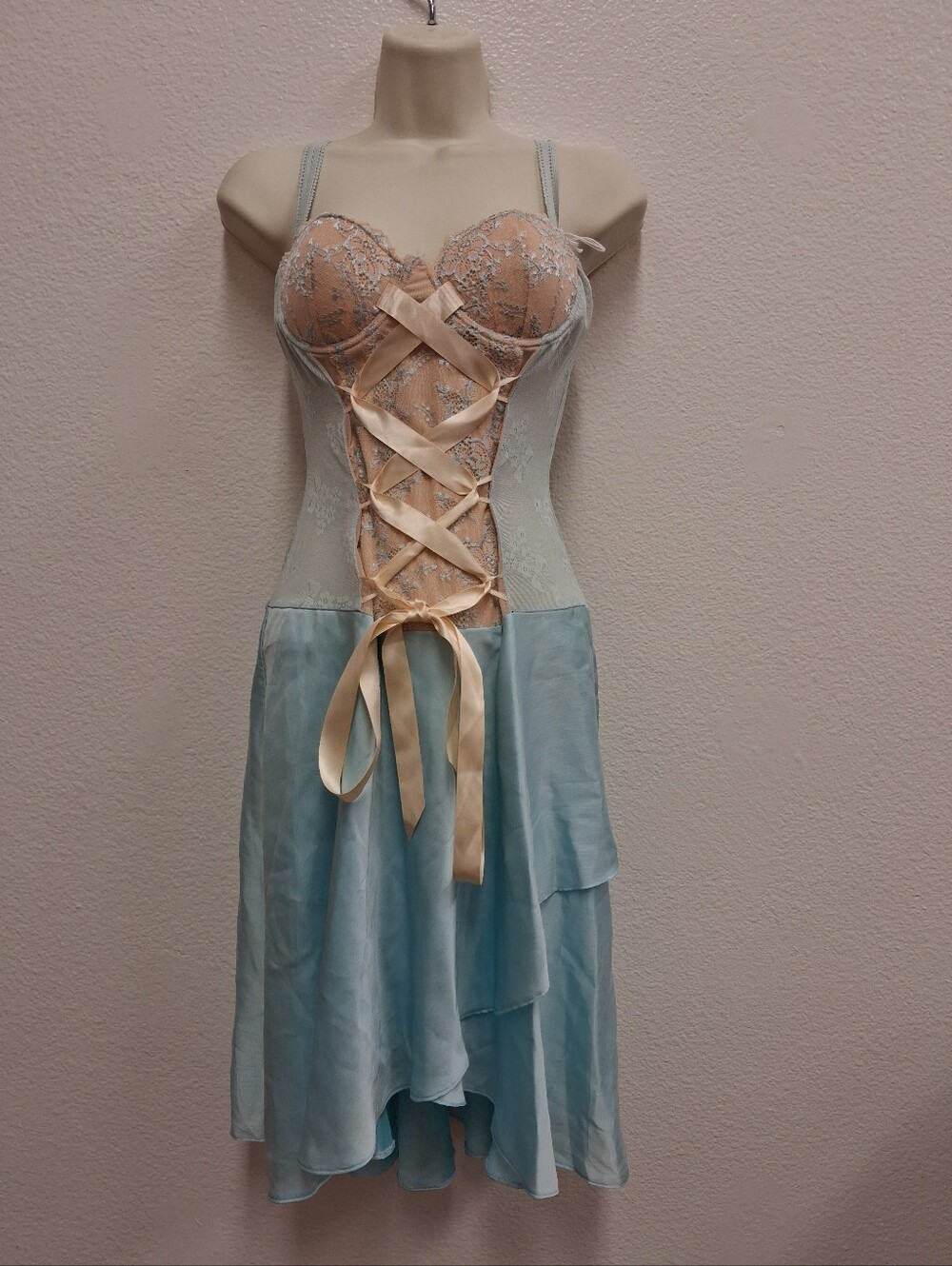 Vintage Rampage Ballerina Corset Dress 34B Y2K Victorian Renaissance